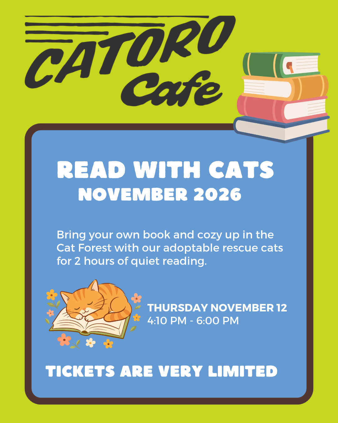 Read with Cats - Thursday, November 12